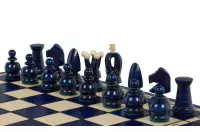 SZACHY KRÓLEWSKIE DUŻE kolor niebieski